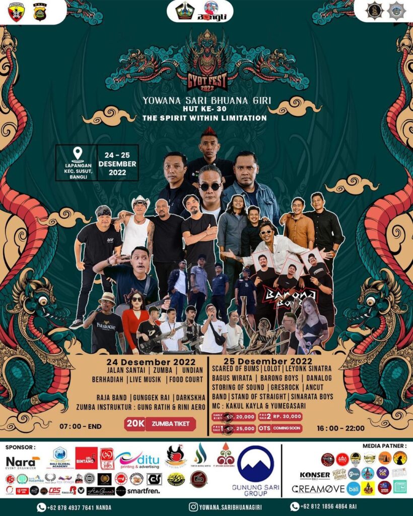 GYOT Fest 2022 - Konser Musik Bali
